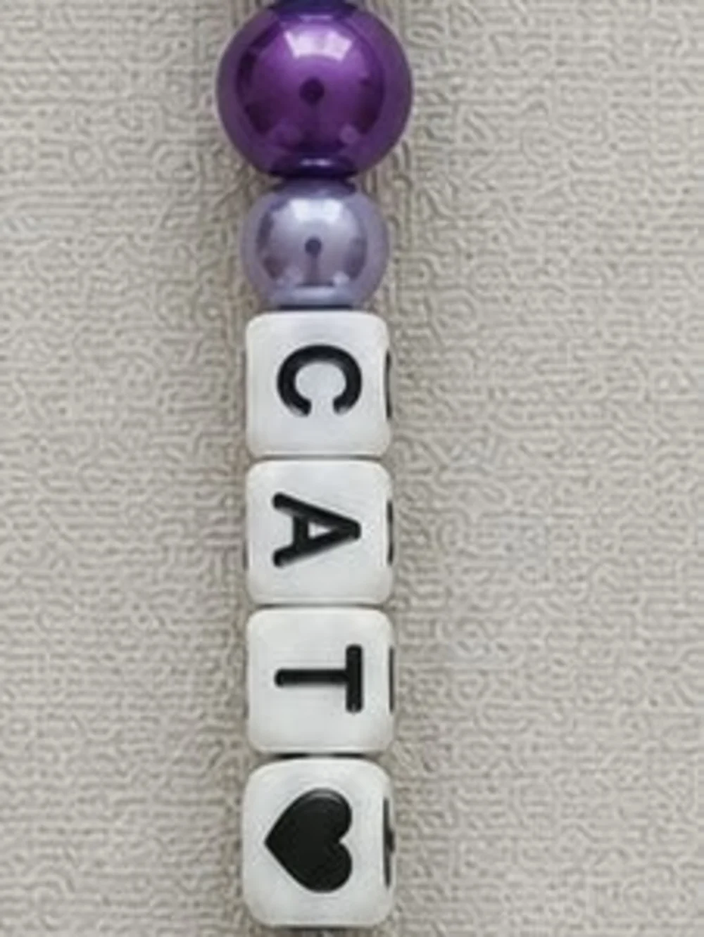 Handmade Cat Mom Beaded Keychain | Cat Lover Gift | Purse Charm | Backpack Charm